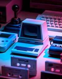 picture of a retro pc